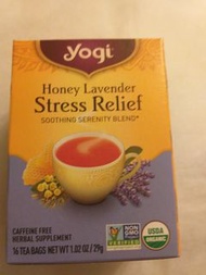 Yogi Honey Lavender Stress Relief Soothing Sereniry Blend Tea有機舒緩壓力草本茶-蜂蜜薰衣草29g 16包裝