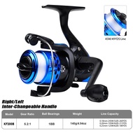 PROBEROS 200 Type Mini Spinning Reel Lightweight Wheel 5.2:1 Gear Ratio 1BB Small Fishing Reel with 