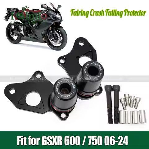 Fit For Suzuki GSXR600 GSX-R750 Motorcycle Frame Slider Crash Falling Protector GSXR 600 750 Protect