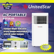 AC Portable UnitedStar SKY-1A05 (5000Btu) 1/2PK, Cocok Segala Ruangan