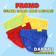 KATUN FLOZY SHOP Boys' Panties Plain Triangle Underwear 2 3 4 5 6 7 8 9 10 Years Cotton Material Cd 