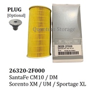 Hyundai Kia Engine Oil Filter 26320-2F000 26320-2F100 26335-2F001 SantaFe Santa Fe CM10 DM Sorento X