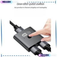 HECCEH HDMI Splitter, 8k@60HZ High-definition HDMI Switch, Professional Two-In One-Out 4K@120HZ Bidi