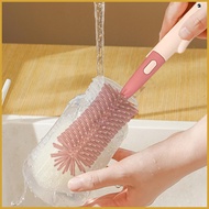 Baby Bottle Cleaning Brush 4PCS/Set Silicone Bottle Brush for Cleaning Silicone Bottle Brush Nipple Brush Straw ayendssg ayendssg