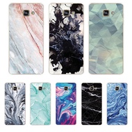 Samsung Galaxy A3 A5 A7 2016 2017 Soft TPU Silicone Phone Case Cover Granite