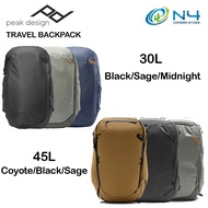 Peak Design Travel Backpack 30L 45L (Limited Lifetime Warranty)