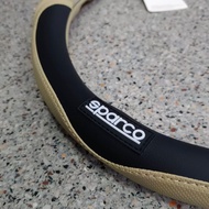 ปลอกพวงมาลัย ลายชุดแต่ง Sparco ที่หุ้มพวงมาลัย ปลอกหนังหุ้มพวงมาลัย ติดตั้งง่าย สามารถใช่ได้กับรถทุก