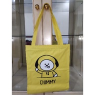 BT21 BTS RJ Chimmy Tata Cooky Character Tote Bag