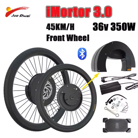 36V 7.2Ah E-Bike Conversion Kit iMortor 3.0 One Button Start Electric Bicycle Motor Max Speed 45KM/H