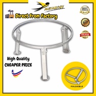 Metallogy Foldable Kitchen Gas Cook Stove Stand Kuali Dapur Stand Stove Pan Wok Boiler Water Drum Po