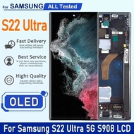 หน้าจอ สำหรับ Samsung S22 Ultra 5G OLED จอ+ทัช คุณภาพสูง การจัดส่งรวดเร็ว บริการที่ดีที่สุด มีประกัน