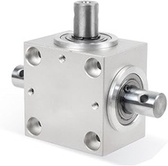 CNCTOPBAOS Right Angle Steering Gear 90° Angel Drive, with Different Direction Dual Output Shaft 15m