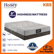 (FREE Shipping) HONEY 9'' Thickness HONEY Highness High Resilient Fluidized Latex Feel PU Foam Mattress  / Cooling