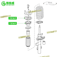 【品質認證】【滿額】大7 suv mpv 銳3 s5 u5 u6優6前避震器避震器上座避震平面軸承