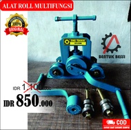 (TERLARIS) ALAT ROLL BESI PIPA DAN PLAT STRIP MULTI FUNGSI UNTUK BESI NAKO BESI BETON ULIR POLOS DAN
