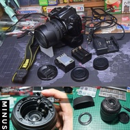 MINUS Nikon D5000 + AF-S NIKKOR 18-105mm DX ED VR bekas second