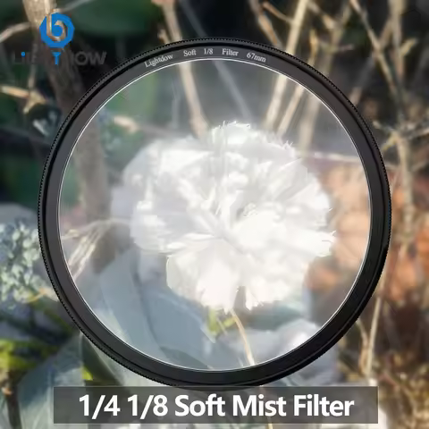 Lightdow Soft Mist Lens Filter 1/4 1/8 Dreamy Effect 49 52 55 58 62 67 72 77 82 mm for Canon Nikon S
