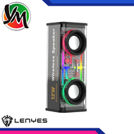 SPEAKER LENYES S220 12W Mini Transparan Wireless Speaker Bluetooth 5.3