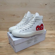Converse 70s x CDG PLAY HIGH White Women's Shoes