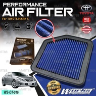 Works Engineering Air Filter Lexus IS220 IS250 IS350 GS350 GS430 2009-2020 Toyota Mark X 2.5 3.5 V6 