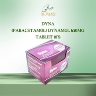 DYNA (Paracetamol) Dynamol 650mg Tablet 10's