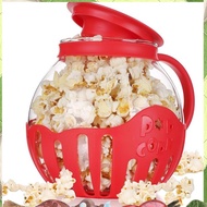 Popcorn Maker Microwave Snack Popcorn Air Poppers 2.25 Quart Popcorn Bowl Borosilicate Kitchen Acces