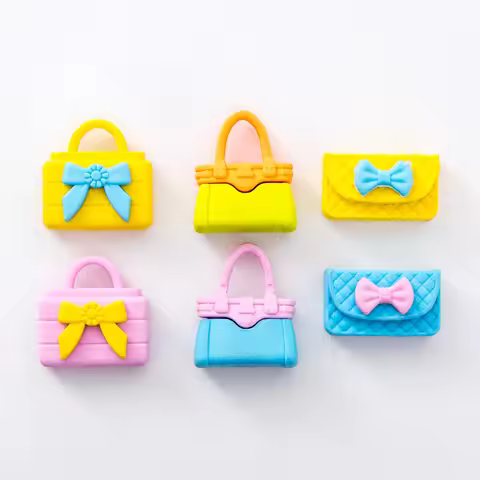 Cartoon Ladies Kawaii Stationery Handbag Eraser Student Stationery Office School Supplies Manufactur