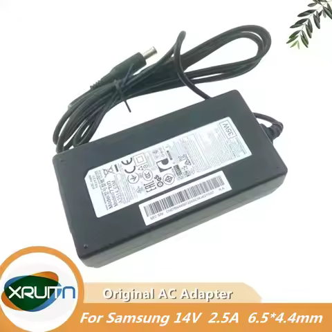 Genuine A3514-ESM 14V 2.5A 35W AC DC Adapter Charger for Samsung C27R50 LC32F397F LC27R500F Monitor 