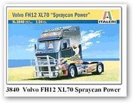 吉華科技@ITALERI  3840  Volvo FH12 XL70 Spraycan Power   1/24 貨櫃車