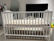 IKEA 嬰兒床 側邊無法拆 二手 桃園自取