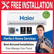 ✔۞﹍Haier 1HP, 1.5HP &amp; 2HP Non Inverter Air Conditioner (HSU-09LTF18) 1.0HP Aircond, FOC Installation in Covered Area