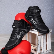 New Men Women Boxing Shoes Non Slip Wrestling Sneakers Professional Footwears for Training 3H1B