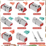 140Pcs Deutsch DT Series Waterproof Wire Connector Kit DT06-2/3/4/6S DT04-2/3/4/6P Automotive Sealed