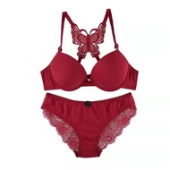 SellerQueen Front Buckle Push Up Bra Wireless Soft Smooth Comfortable thin lace bras for A cup B cup