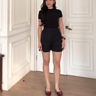 KATUN BW888 Queenstreet Belina Short Pants Belt Cotton | Shorts Wanita Cotton BeltPOLOS | Casual Kor