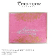 Tuala Hantaran "SELAMAT BERTUNANG / Tuala Mandi / Hantaran / Towel Hantaran / TW BERTUNANG BARU