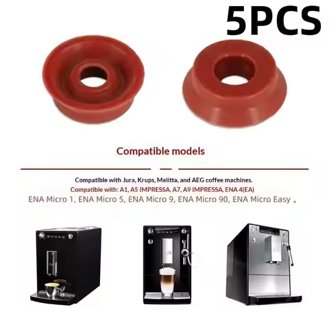5/10Pcs Heat Resistant Leak Proof Silicone Coffee Machine Sealing Rings Replacement For Krups Siemen