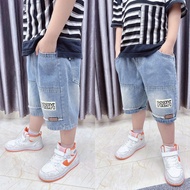 [M3807] Short Jeans Shorts 14-57KG Korean style for boys Hottrend, durable material, easy to wash, c
