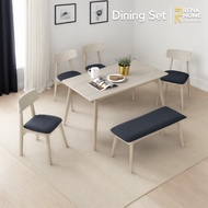 [FREE INSTALLATION] Meja Makan | Ikea Dining Set | 4 Seater | 6 Seater | 1 + 4 + Bench Dining Table 