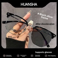 spek mata spec mata Half-Frame Glasses Men Women Same Style High-End Photosensitive Color Change Can