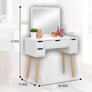 Affordable Minimalist Solid Wood Maurin Dressing Table HM