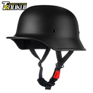 Motorcycle Helmet Classic German Vintage Moto Helmet Retro Casco Moto Helmet Half Face Men Women Cas