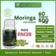MORINGA ASY SYAAFII (ORIGINAL) ,MERAWAT KENCING MANIS,DARAH TINGGI,KOLESTROL,GAOT