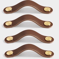 Leather Cupboard Door Handle Minimalist Cupboard Handle Modern Drawer Door Pull Cupboard Handle