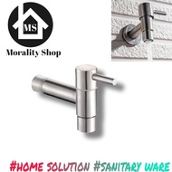 Choice - Minimalist 304 Stainless Steel Wall Mounted Water Faucet Fv21 - Stainless Steel Bathroom Fa