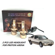 ☆LED☆ 2pcs LED HEADLIGHT BULB (3 COLOR) (H4) FOR PROTON ARENA/☆LED☆ 2PCS Mentol Lampu Hadapan LED 3 
