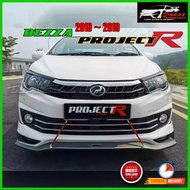 Perodua Bezza 16 - 19 ** Project R ** PU Bodykit + Trunk Spoiler (Without Paint)