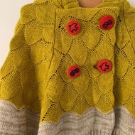 全新 日本 童裝斗篷 kids children baby bb clothing 小童 #時尚達人 japan 小朋友 針織 小紅帽 童畫