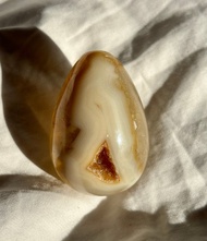 全爆晶 蕾絲 天然 黃金 瑪瑙球 瑪瑙爆晶 水晶球 蛋 擺設 開口笑