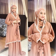 Mukena Ayra by Elkisa/mukena santorini/mukena silk/mukena premium/mukena latest/mukena malaysia/muke